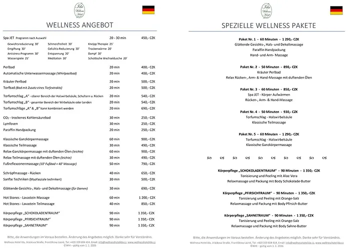 Wellness Ida 4* Františkovy Lázně